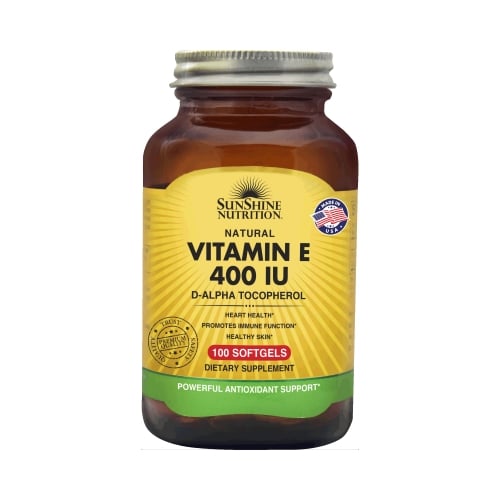 Sunshine Nutrition Natural Vitamin E 400 IU 